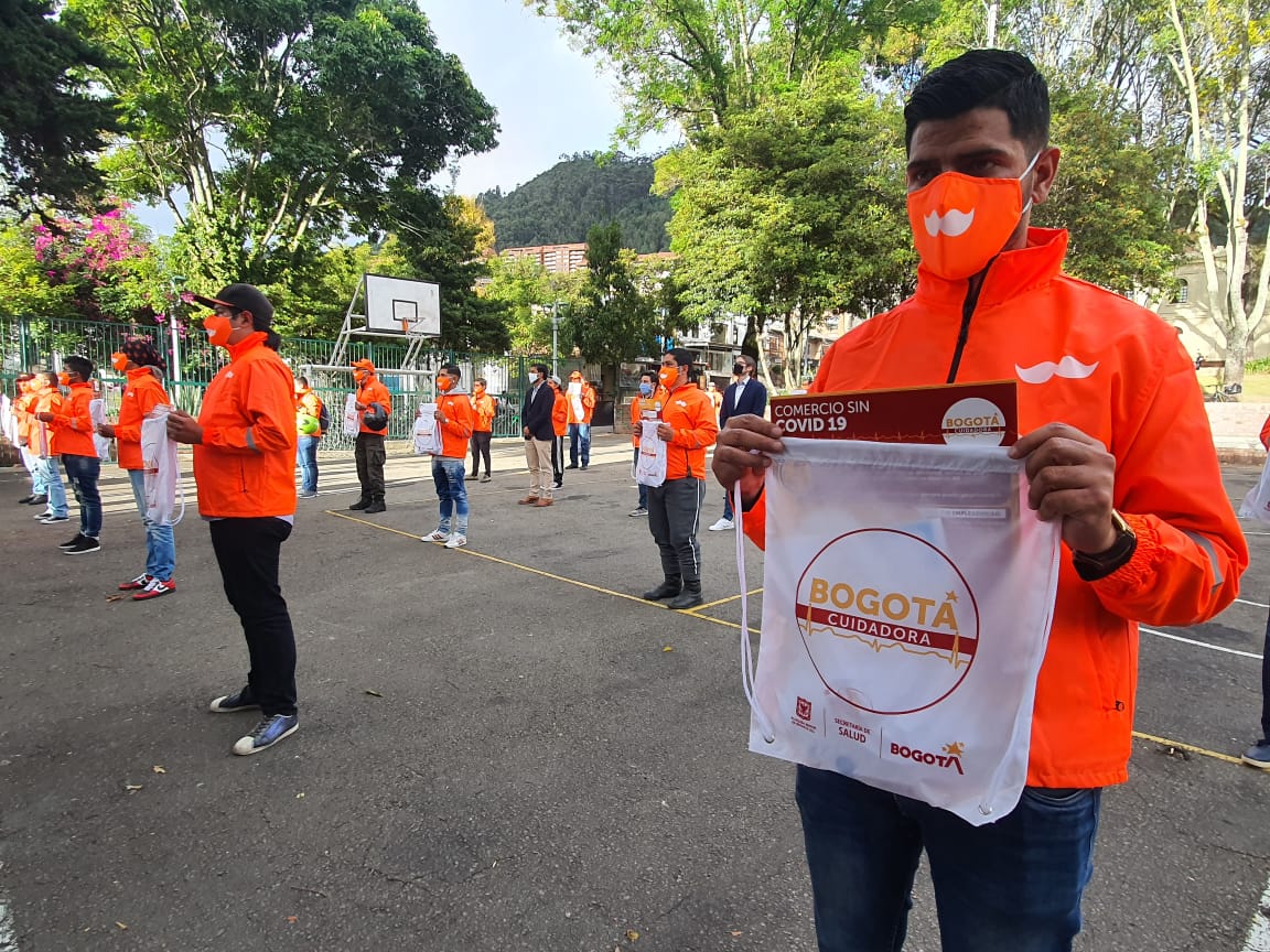 Más de 1.700 rappitenderos se han capacitado como “promotores del cuidado” en Bogotá