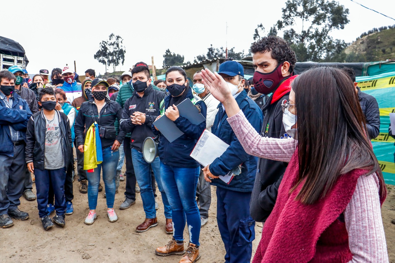 Alcaldía de Soacha solicitó desalojo voluntario a invasores en barrio El Barreno