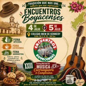 Bogotá se viste de ruana y tradición con los XXIII encuentros boyacenses.