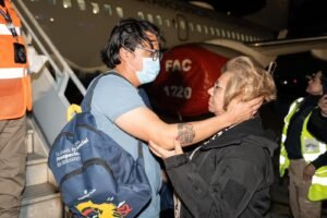 Ministerio de Relaciones Exteriores y Migración Colombia coordinan retornoseguro de connacionales y brindan asistencia al ciudadano Franklin HumbertoCoral Garrido.