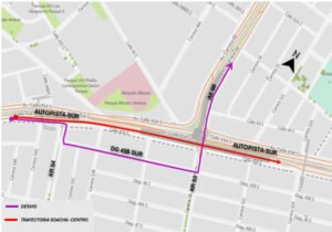 Apertura conectante sentido occidente – oriente de la autopista Sur con Av. Carrera 68